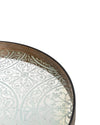 LIGHT AGED MIRROR - LIGHT AGED MIRROR TRAY–ROUND/SMALL