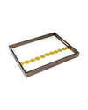DOTTED LINE - GLASS TRAY - RECTANGLE/SMALL