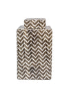 PORCELAIN CONTAINER:WAVE PATTERN HC19004