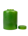 DARK GREEN PORCELAIN CONTAINER HC17309