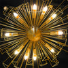 EchoGlow chandelier - Bronze