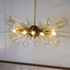 EchoGlow chandelier - Bronze