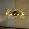 EchoGlow chandelier - Bronze