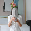 Face Ceramic Vase